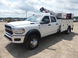 2024 Dodge 5500 4WD Service Truck, s/n 3C7WRNFL5RG418998: Crew Cab, Cummins 6.7L Turbo Diesel Eng.,