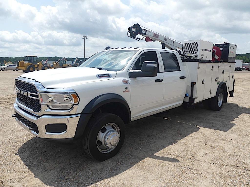 2024 Dodge 5500 4WD Service Truck, s/n 3C7WRNFL5RG418998: Crew Cab, Cummins 6.7L Turbo Diesel Eng.,