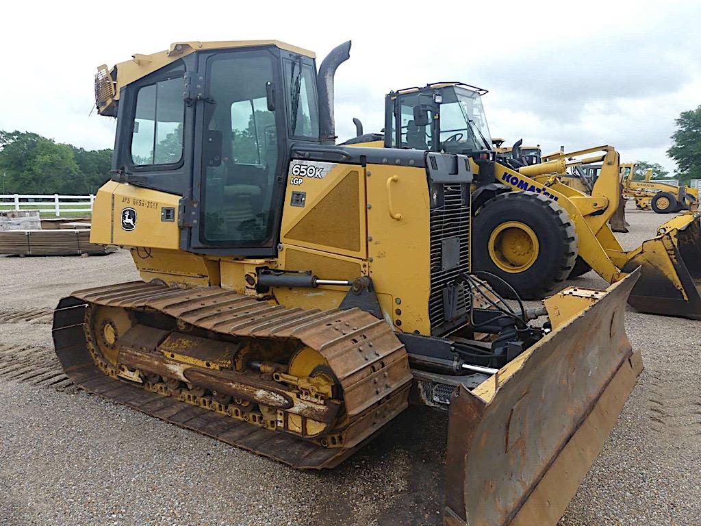 2014 John Deere 650K LGP Dozer, s/n T0650KXPEE263246: 6-way Blade, 3259 hrs