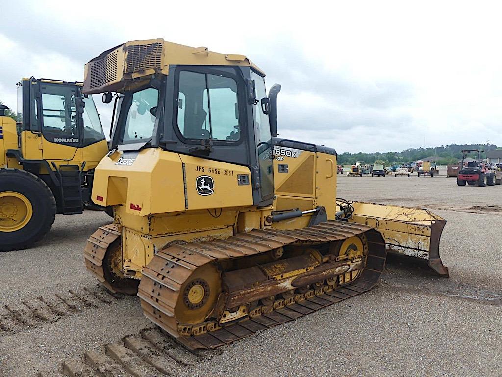 2014 John Deere 650K LGP Dozer, s/n T0650KXPEE263246: 6-way Blade, 3259 hrs