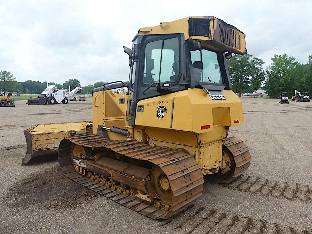 2014 John Deere 650K LGP Dozer, s/n T0650KXPEE263246: 6-way Blade, 3259 hrs