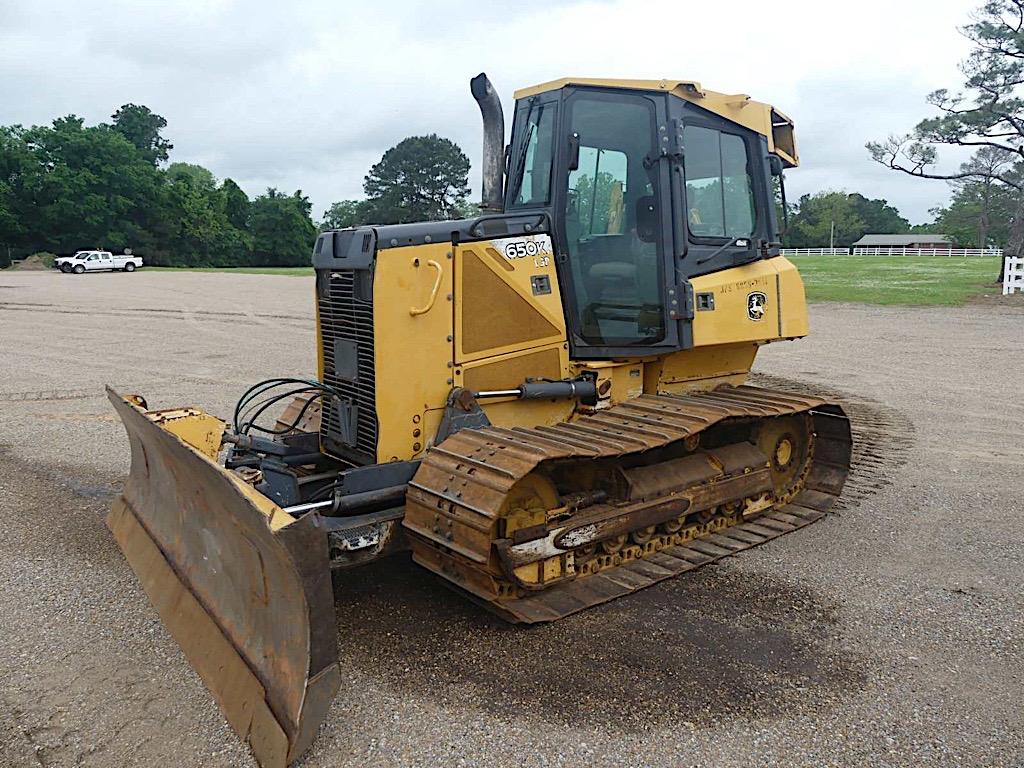 2014 John Deere 650K LGP Dozer, s/n T0650KXPEE263246: 6-way Blade, 3259 hrs