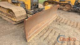 John Deere 550K LGP Dozer, s/n 302244: C/A, Forestry Cage, Sweeps, 6-way Blade, Meter Shows 4869 hrs