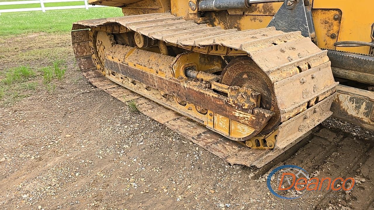 John Deere 550K LGP Dozer, s/n 302244: C/A, Forestry Cage, Sweeps, 6-way Blade, Meter Shows 4869 hrs
