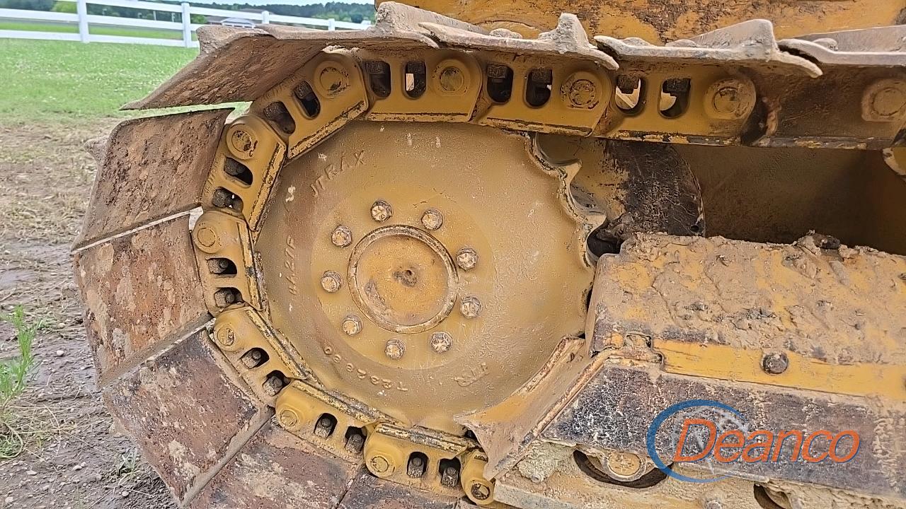 John Deere 550K LGP Dozer, s/n 302244: C/A, Forestry Cage, Sweeps, 6-way Blade, Meter Shows 4869 hrs