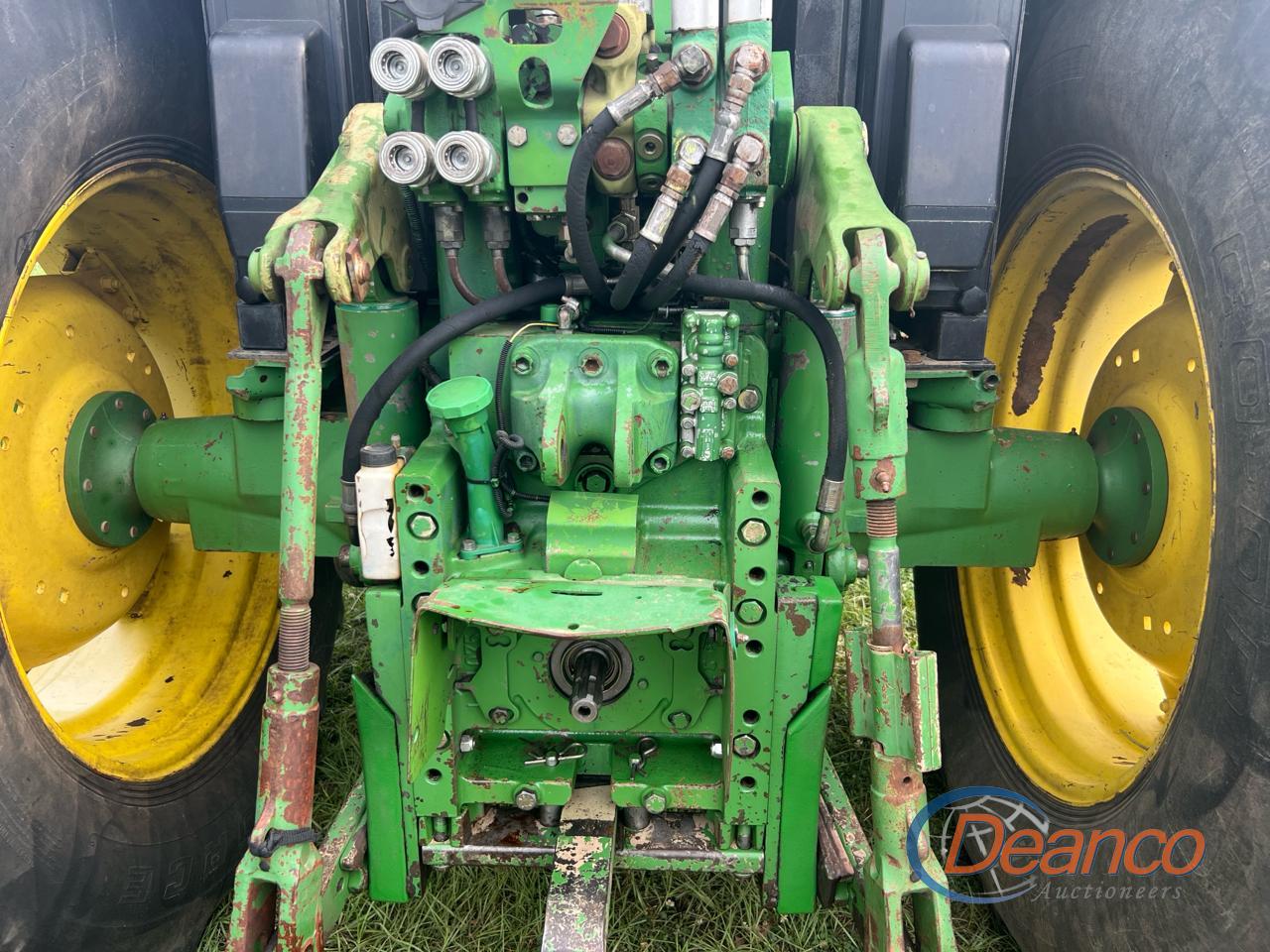John Deere 6400 MFWD Tractor, s/n 170699: C/A, JD 640 Loader