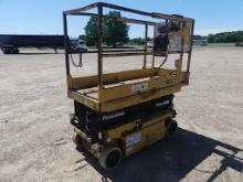 Grove SM2232E Scissor-type Manlift, s/n 185321: 24V Electric, New Charger,