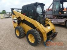2018 Cat 262D Skid Steer, s/n DTB08113: C/A, No Bucket, Rubber-tired, 2-sp.