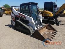 2022 Bobcat T66 Skid Steer, s/n B4SB23815: C/A, GP Bkt. w/ Teeth, Rubber Tr