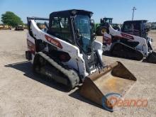 2021 Bobcat T66 Skid Steer, s/n B4SB19628: C/A, GP Bkt., Rubber Tracks, 136