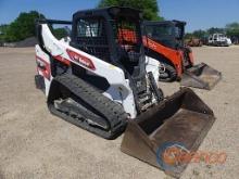 2021 Bobcat T66 Skid Steer, s/n B4SB20231: Canopy, Rubber Tracks, GP Bkt.,