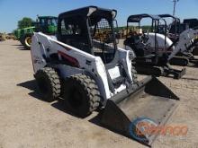 2019 Bobcat S630 Skid Steer, s/n AHGL14479: Canopy, High Flow, Rubber-tired