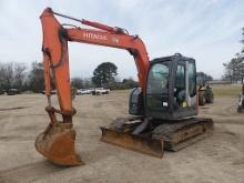 2014 Hitachi ZX75US-3 Midi Excavator, s/n 063235: C/A, 5070 hrs