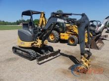 2014 John Deere 27D Mini Excavator, s/n 1FF027DXKE3259769: Canopy, Blade, R