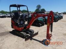 2022 Kubota KX018-4 Mini Excavator, s/n 46760: Canopy, Blade, Rubber Tracks