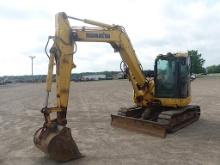 Komatsu PC88MR-10 Midi Excavator, s/n 8032: C/A, Rubber Tracks, 4021 hrs
