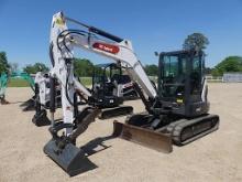 2021 Bobcat E60R2 Midi Excavator, s/n B4GR12111: C/A, Hyd. Thumb, Rubber Tr