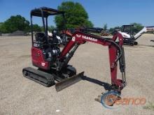 2021 Yanmar VIO17-A Mini Excavator, s/n AF954: Canopy, 952 hrs