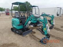 Unused 2025 AGT QK16R Mini Excavator, s/n 202502170312: Gas Eng., Blade, Hy