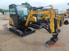 Unused 2025 QNT30 Mini Excavator, s/n 250216000006: Kubota 25hp Diesel Eng.