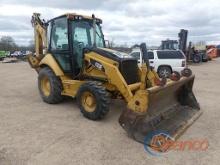 2007 Cat 420E 4WD Loader Backhoe, s/n HLS04146: C/A, 4-in-1 Loader, Rear Ba