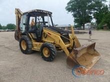 Cat 416C 4WD Loader Backhoe, s/n 4ZN22420: Encl. Cab, 12947 hrs