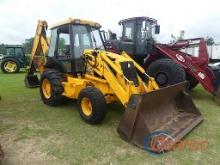 JCB 214 Extendahoe, s/n E0460678: 2wd, Canopy, 4-in-1 Loader