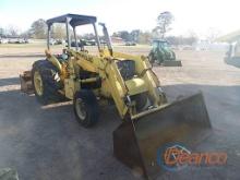New Holland 445D Loader Landscaper, s/n BD8307: 2wd, Canopy, Gannon Box Bla