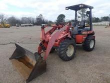 Kubota R520ST Rubber-tired Loader, s/n 21068: Rollbar Canopy, GP Bkt., 8791