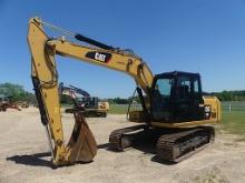 2019 Cat 313FLGC Excavator, s/n HDK10540: C/A, 9'9" Stick, 24" Bkt., 1582 h