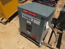 Battery Mate Battery Charger, s/n 399CS55467 (Warehouse Storm Damaged): 3-p