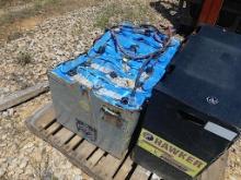 Enersys Loadhog Battery Pack, s/n RJI668140 (Warehouse Storm Damaged)