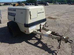 Ingersoll Rand 100 Towable Air Compressor, s/n 298865: JD Diesel Eng., Mete