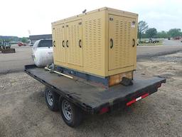 2004 Olympian G35F3S Generator, s/n HNFS01704: Trailer-mounted, LP Gas, w/