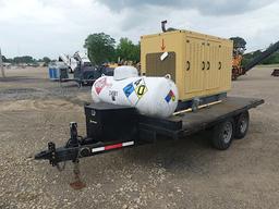 2004 Olympian G35F3S Generator, s/n HNFS01704: Trailer-mounted, LP Gas, w/