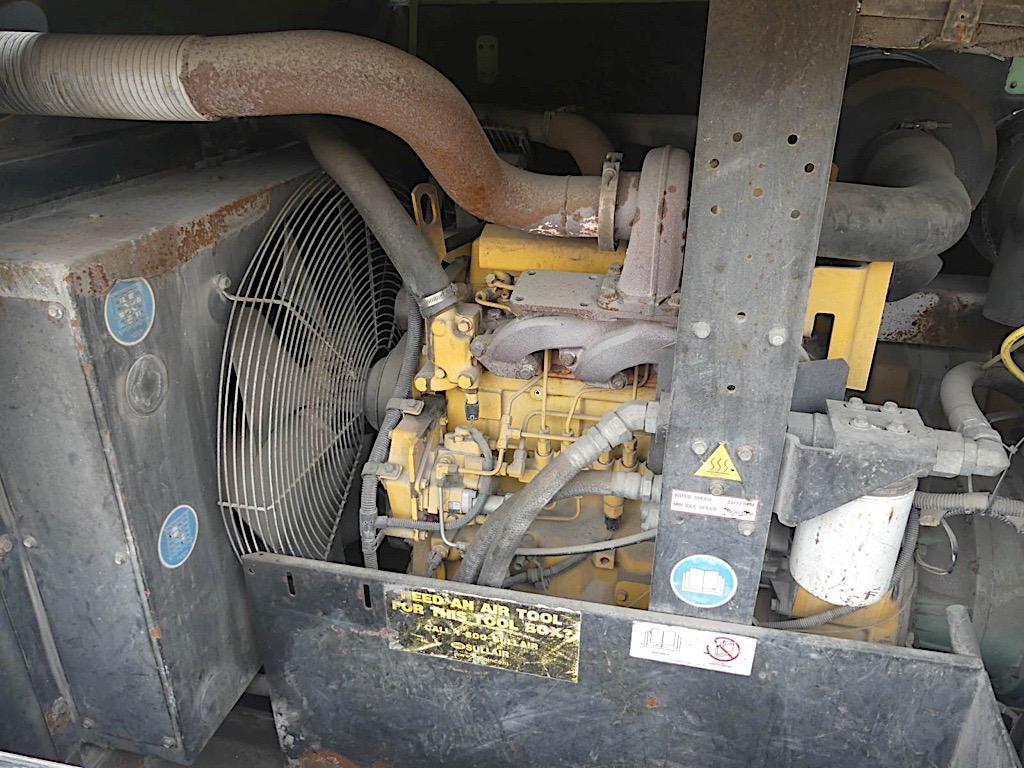 Sullair 375H Air Compressor, s/n 201101030019: Portable, S/A