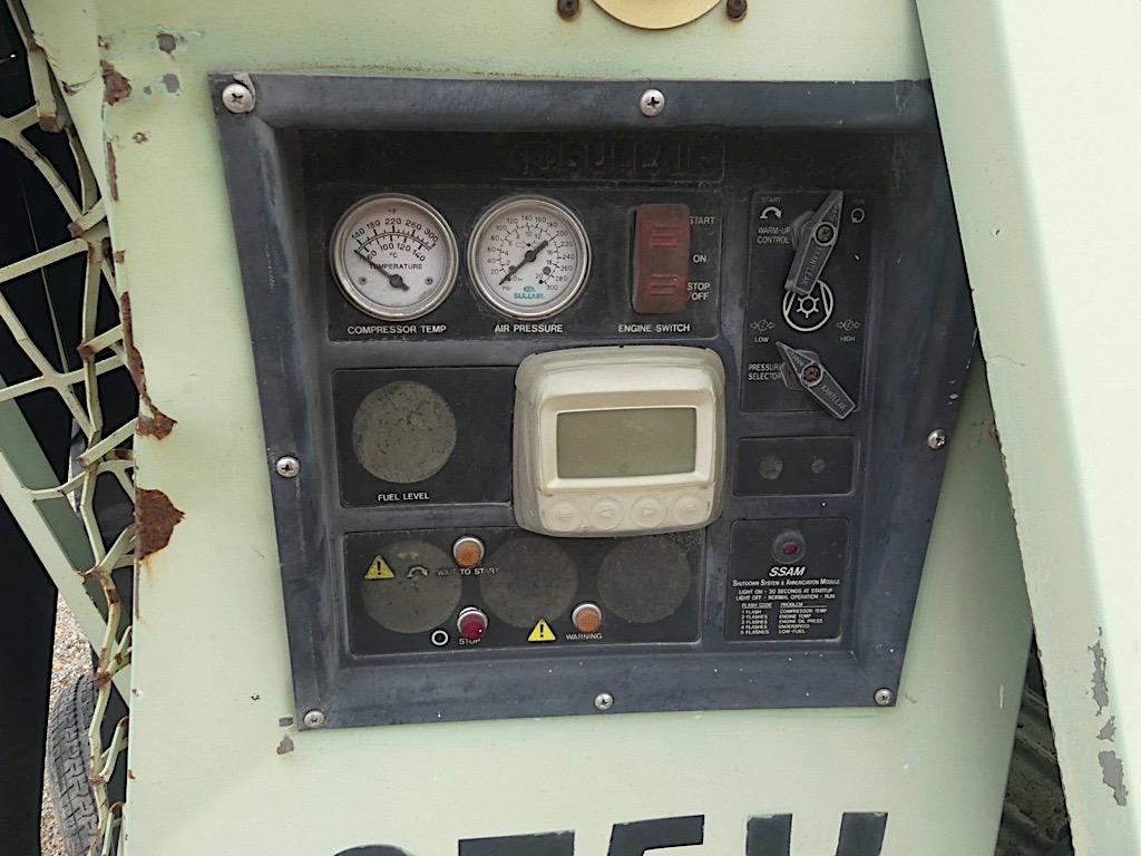 Sullair 375H Air Compressor, s/n 201101030019: Portable, S/A