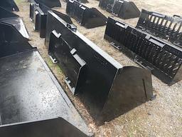 84" Skid Steer Snow/Litter Bucket