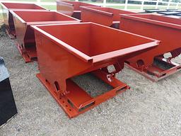 1.5 cu yd Self Dumping Hopper w/ Fork Lift Pockets