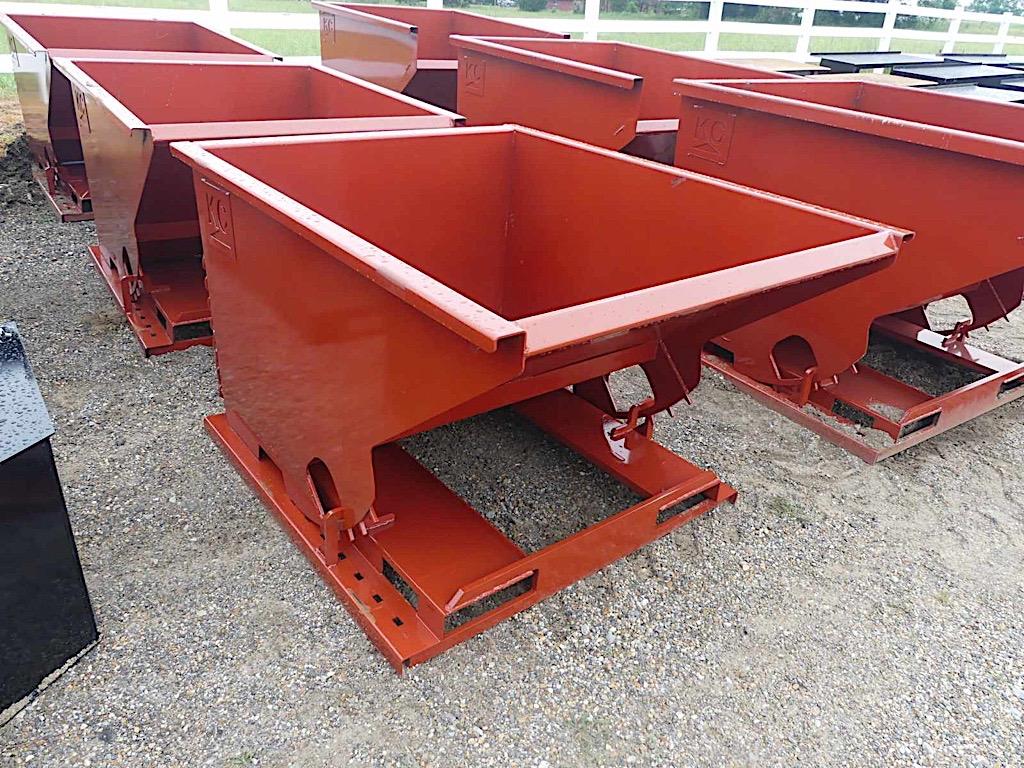 1.5 cu yd Self Dumping Hopper w/ Fork Lift Pockets