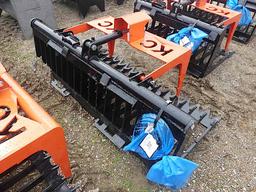 76" Single Cylinder Skeleton Grapple Bucket
