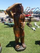 6' Wood Indian