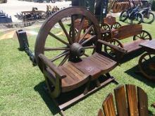 Wagon Wheel Love Seat