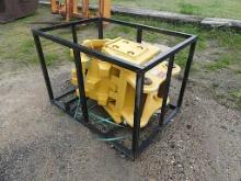 Unused 2023 Toft 16" Excavator Sheepsfoot Roller Trench Compactor, s/n 9040