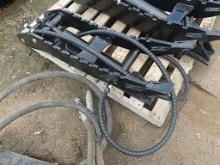 New Hydraulic Thumb, s/n 409262 for Mini Excavator: w/ Backing Plate, 2-tin