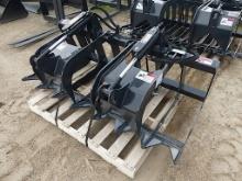 Unused Stout 66-9 Brush Grapple: w/ Skid Steer Quick Attach