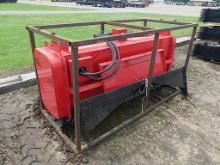 New Giyi 72" Mulching Head, s/n 72240966 w/ Skid Steer Quick Attach