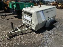 1995 Ingersoll Rand R185WJD Towable Air Compressor, s/n 255324UDF327