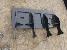 Skid Steer Pull Style Cultivator Attachment