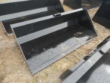 78" Bucket w/ Single Blade